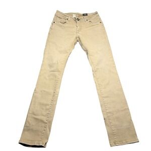 Volcom Vorta Slim Straight Fit Tan Jeans Mens Size 29 Casual Denim Pants